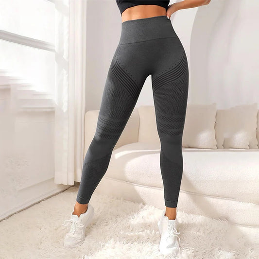 Women High Waist Seamless Fitness Leggings