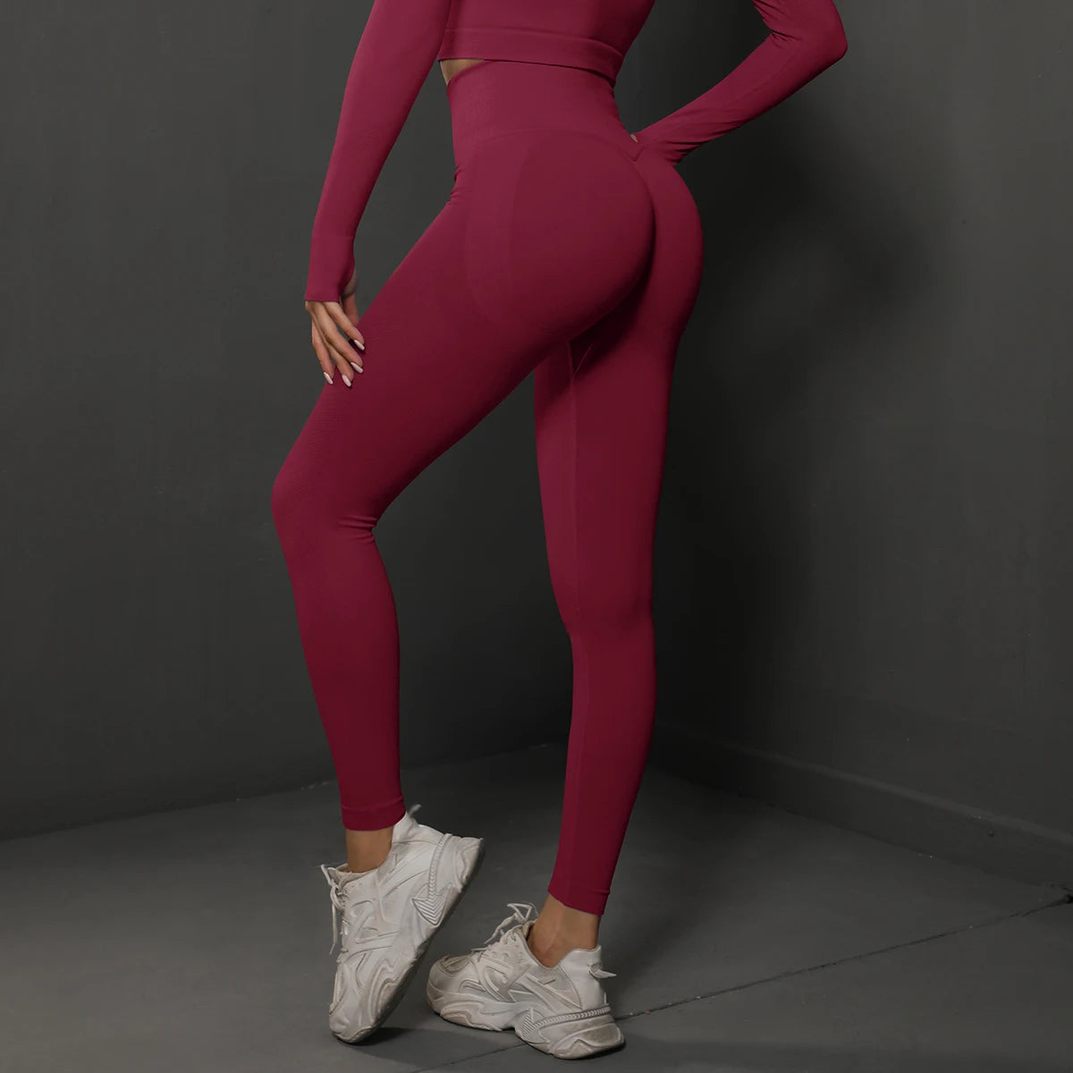 Women Seamless High Waist Booty Lift Leggings