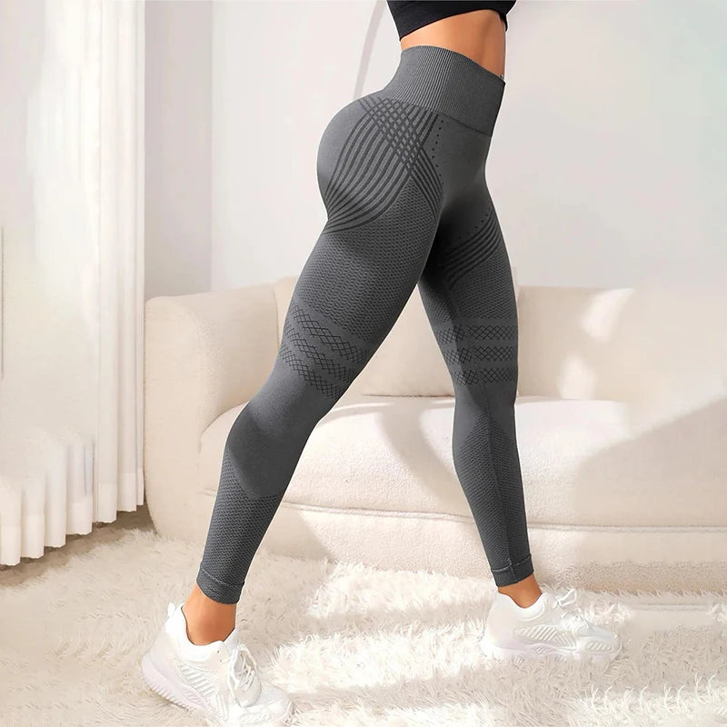 Women High Waist Seamless Fitness Leggings