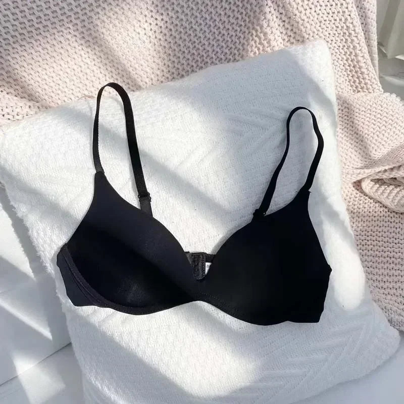 Women Backless Bras for Female Seamless Underwear Lingerie 3/4 Cup Bralette Top Wireless Brassiere Intimates Comfort T Shirt Bra