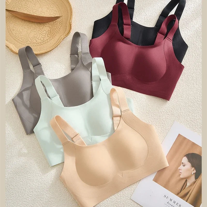 High-quality Traceless Underwear for Women Lifting and Lifting No Steel Rings Anti-sagging Comfortable and Small Women's Bra